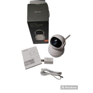 Apeman 1080P WiFi Security Camera – ID73 Model- Baby Monitor- Opened for Testing